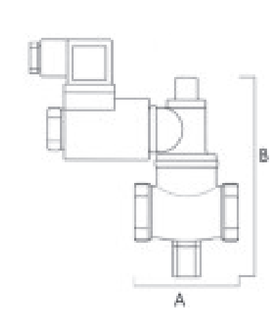 TECNOCONTROL VR935 Manual reset solenoid valve 230Vac NO 2 inch 6 bar
