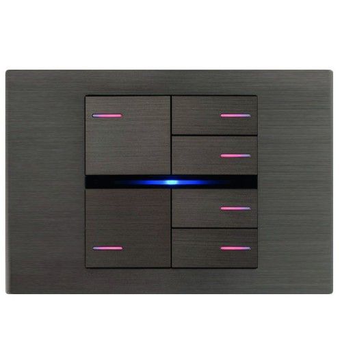 EELECTRON BK24MT-BR KIT 6 TASTI 2 SINISTRA + 4 DESTRA METAL BRONZE - L