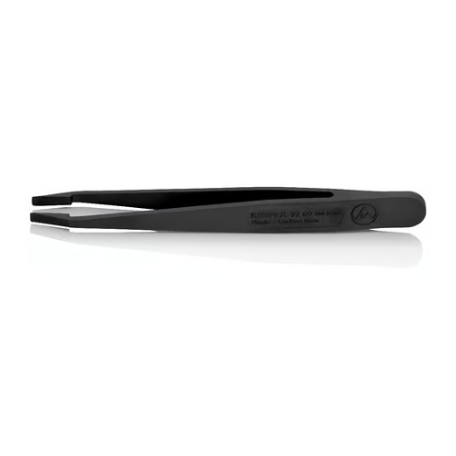 KNIPEX 92 09 04 ESD Pinzetta in resina sintetica ESD, nera