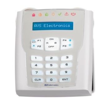 AVS ELECTRONICS 1111120 A500 PLUS Tastiera LCD smart con audio e lettore NFC, colore bianco