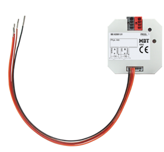 MDT BE-02001.01 BE-02001.01: Ingresso binario doppio, montaggio ad incasso, ingressi di contatto