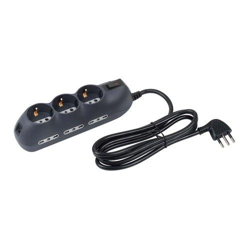 BTICINO BT-3699GB mult-SLOT9 6+3 prese,sp.10A+int aut grigia