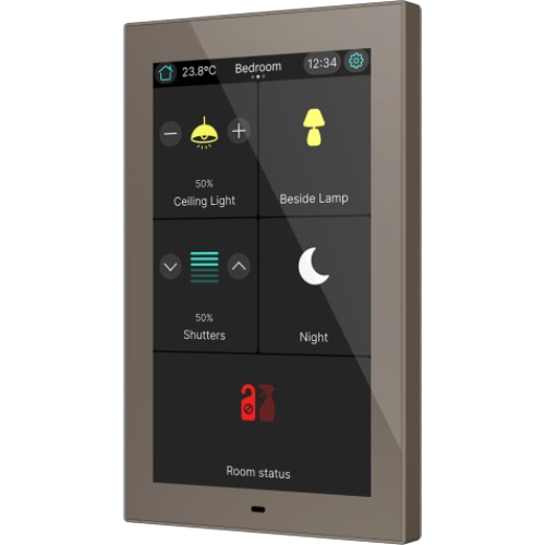 ZENNIO ZVICX50M CX50. 5-inch capacitive touch panel - Mocha