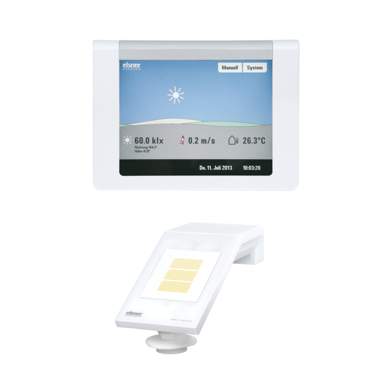 ELSNER 60138 Sistema di controllo dell'edificio WS1 Color-4-bianco per 4 azionamenti 230 V