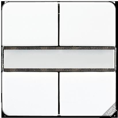 JUNG CD2072NABSGR Sensore a tasti 2 canali Standard per accoppiatore bus KNX 2070U- radiotramettitore a parete 40FW- grigio