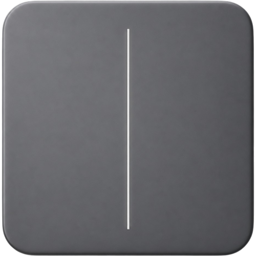AJAX 52149 SoloButton (2-gang) [55] ASP graphite