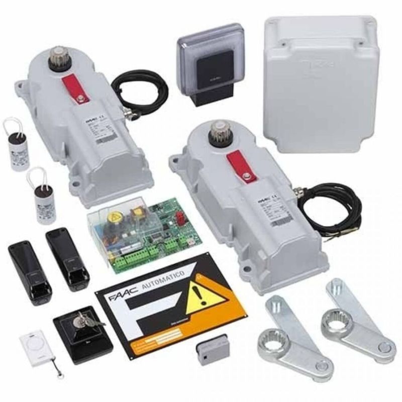 FAAC 106746445 POWER KIT 230V GREEN Automazione Cancello Battenti Interrato - Ante fino a 2-3,5m 