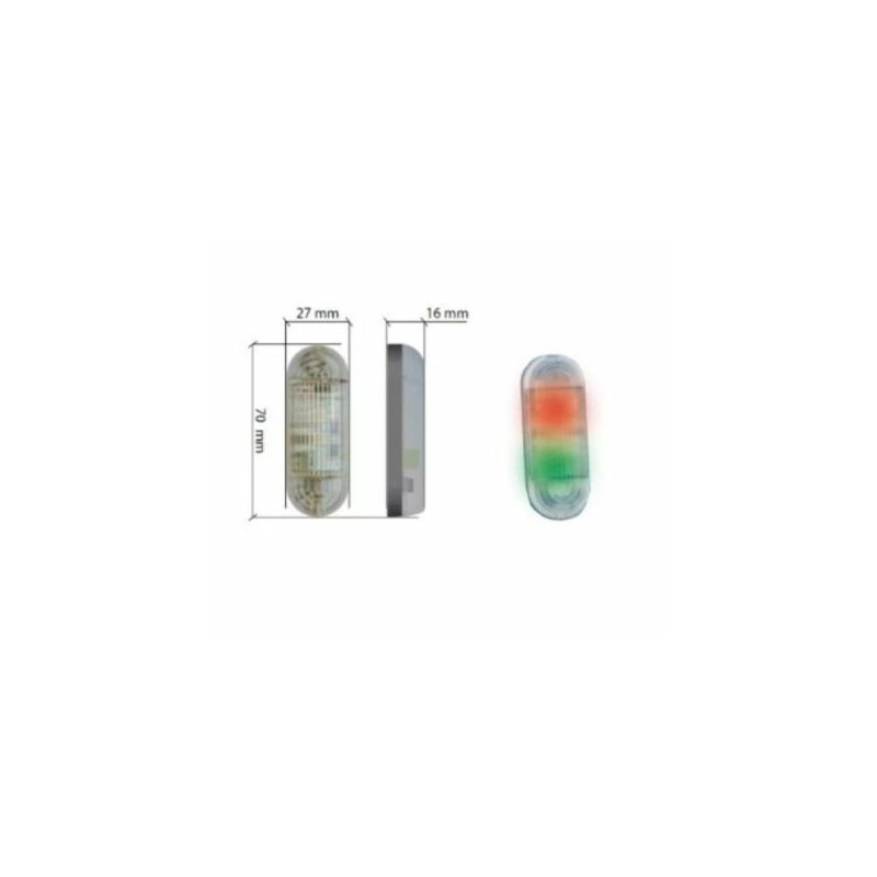 ABTECNO APE-550-1045 MICRO TRAFFIC TRAFFIC LIGHT 12-24VDC VAC