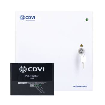 CDVI A22POE Centrale A22 web server per controllo di 2 porte con modulo PoE