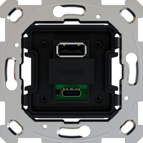 ZENNIO ZSI2UCA Dual USB-C module, A for ZS55
