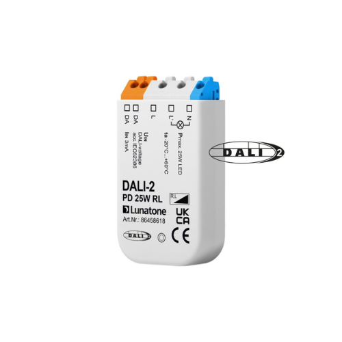 LUNATONE 86458618 DALI phase dimmer 3-25W (resistive load) leading e