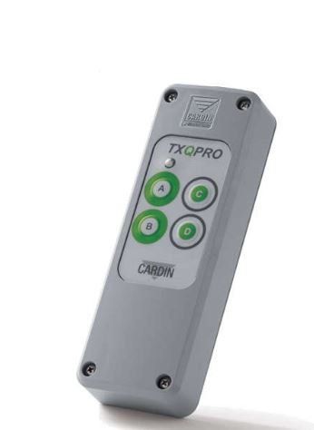 CARDIN TXQPRO508-4 S508 4-function transmitter (internal antenna)