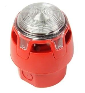 NOTIFIER CWSS-RR-W5 SEGNALATORE OTTICO/ACUSTICO CON LED ROSSO IP65 EN54-3/23