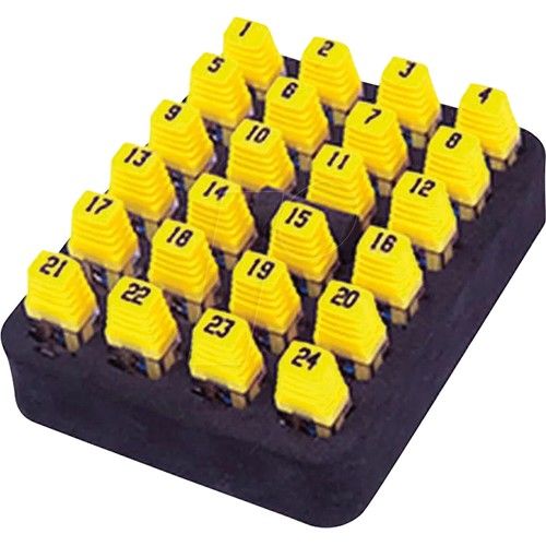 SOFTING 226517 20x Coax port Identifier Set (1 - 20) for CableMas