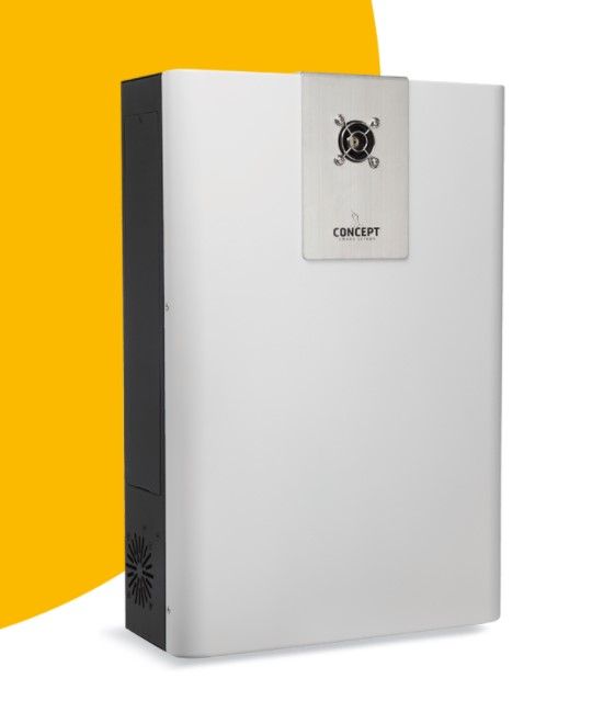 CONCEPT CSS-TI150-230 Titanium TI150 (staffe. batterie. ugello inclinato