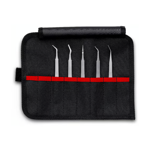 KNIPEX 92 00 03 Set di pinzette SMD di precisione, 5 pz