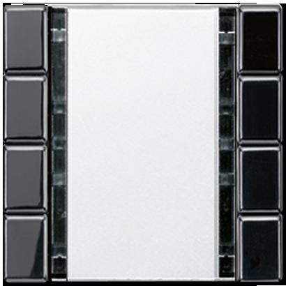 JUNG A2094NABSSW Universal 4-channel pushbutton sensors for KNX bus coupler 2070U - black