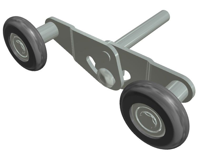 SOMMER 250162 Residential duplex rollers 46/11/83.5 mm