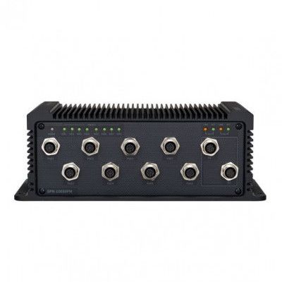 HANWHA SPN-10080PM 9 port PoE switch for mobiles (M12)