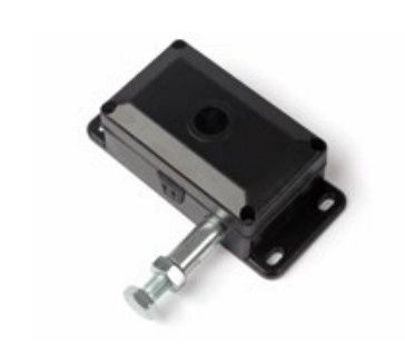 NICE NDA012 Junction box black, with board, pluggable with hole + Ø 16 mm