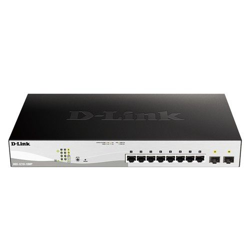 D-LINK DGS-1210-10/E SWITCH 10 PT GIGABIT +2 SFP PER