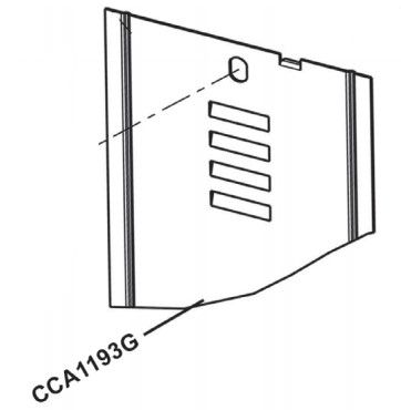 RIB CCA1193G R FRONT PANEL RAPID METAL GREY900