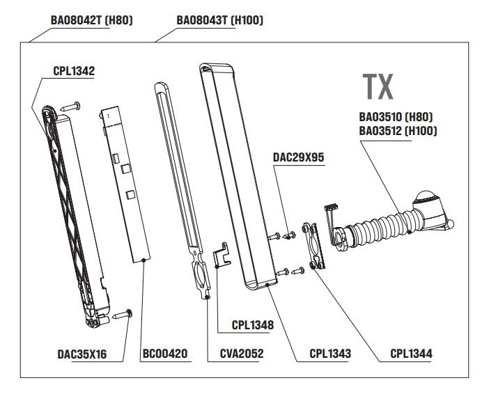RIB BA08042T TX H80 VERTIGO