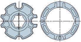 NICE 991.01.00 Nose 85x1 wheel + crown