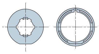NICE 948.40.00 Round 60x2 wheel + crown