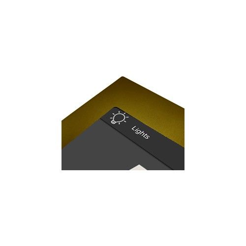 THINKNX ENVISION10F8_BR_AL Cornice MARRONE BRONZO di alluminio anodizzato per
