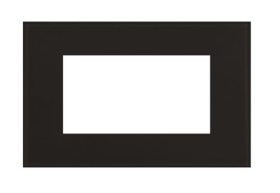 EELECTRON EEQP400790001-3 9025 4-MODULE COVER PLATE, BLACK 