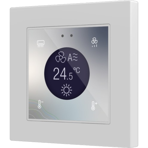 ZENNIO ZVIF55DV2C360 Flat 55 Display v2. Glass capacitive switch with d