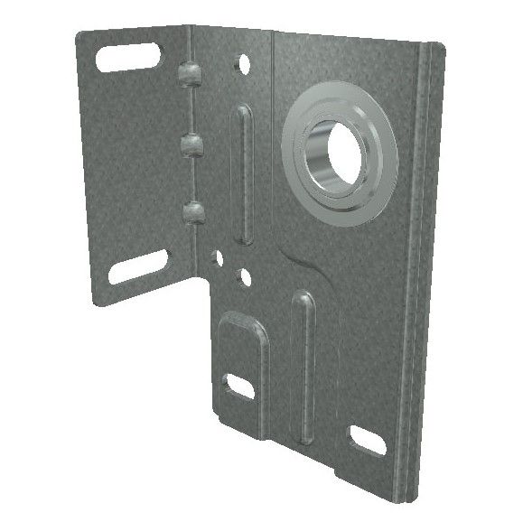 SOMMER 235212 Support plate. 127 mm offset
