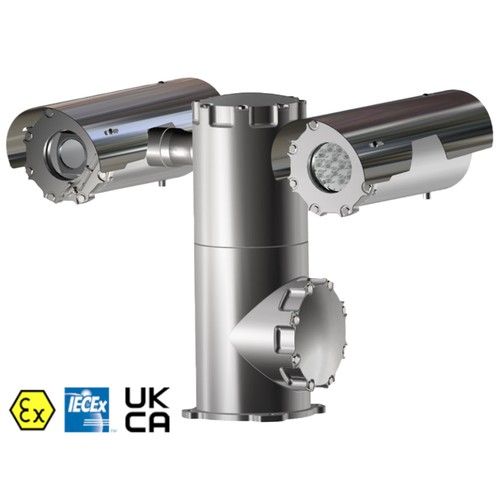 TKH SECURITY EX3-PTZ120D-IR34 Brandeggio antideflagrante serie EX3-PTZ, applicaz