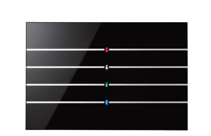 BLUMOTIX BX-RKBG Rectangular glass KNX multifunction keyboard