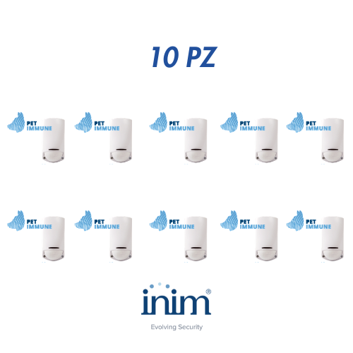 MT DISTRIBUZIONE KIT10-QDTP200H3-A Pack 10pz. Rilevatore INIM QDTP200H3-A