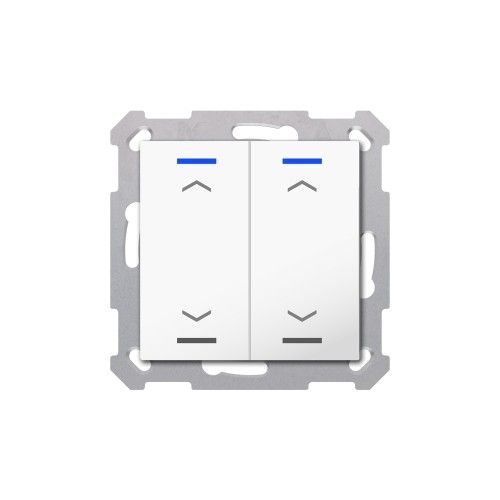 MDT BE-TAL55T2.A1 Tast.Light55,2T+T gradi bianco b.,ser.tapp.
