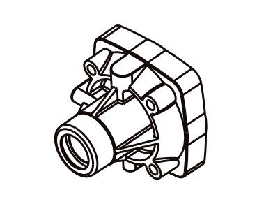 RIB IDA1029 R FLANGIA ANTER.C27 ZT4 PREM.4