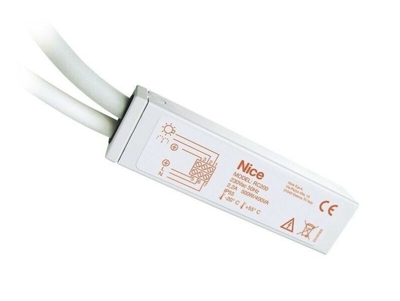 NICE RC200 Receiver for remote control of lighting systems