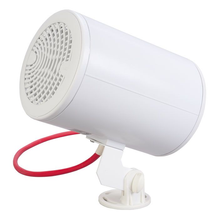 PASO C48/6-2EN Bidirectional cylindrical sound projector (6+6 W), ABS, IP 44, EN 54-24