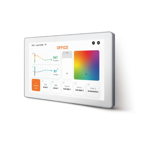 LUNATONE 86456840-P-B touch Display and controller for 64 DALI addresses