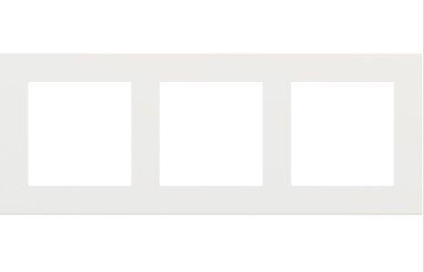 EKINEX EK-D3P-F_ Triple plate with 3 windows 55X55 in Fenix ​​NTM