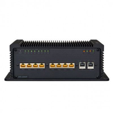 HANWHA SPN-10080P 8 port PoE switch for mobiles (RJ45)