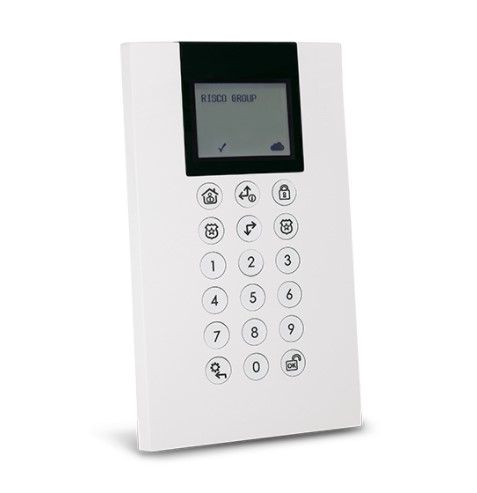 RISCO RW432KPP800A WHITE PANDA Bidirectional Radio Keyboard with Proximity (2 tags provided), 868MHz, only for LightSys2 from firmware versions 5.87 and higher