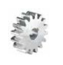 GIBIDI AJ00580 Fast pinion 172 mm/sec. Z = 18 M 4