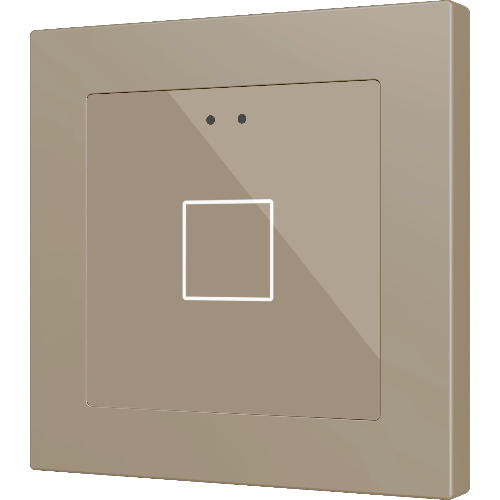 ZENNIO ZVIFR55X1C FLAT RGB 55 X1. CAPACITIVE GLASS BUTTON