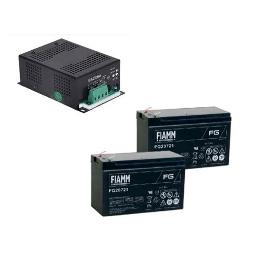 TAU K-200KB4L Kit composto da scheda caricabatteria e due batter