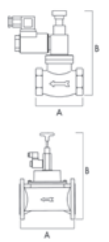 TECNOCONTROL VR935Ex Manual reset solenoid valve NO 2" 230Vca 6 bar ATEX