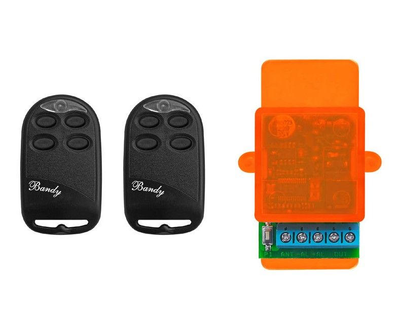 NOLOGO KIT-BACD433 Kit with two BANDY-CD4 transmitters and an RX1 receiver