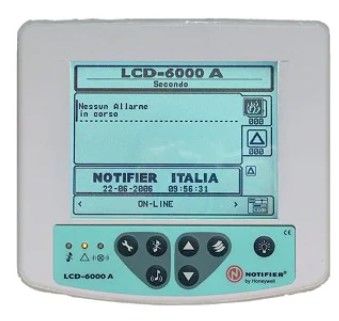 NOTIFIER LCD6000A Local repeater panel for control panels of the new AM series